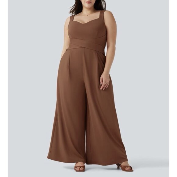 HALARA Pants - Halara U Back Sleeveless Casual Plus Size Jumpsuit with Pockets Size 2X NWT